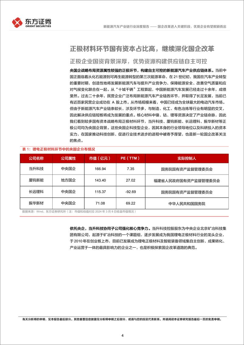 《新能源汽车产业链行业央国企改革专题研究：国企改革进入关键阶段，优质企业有望脱颖而出-240318-东方证券-19页》 - 第4页预览图