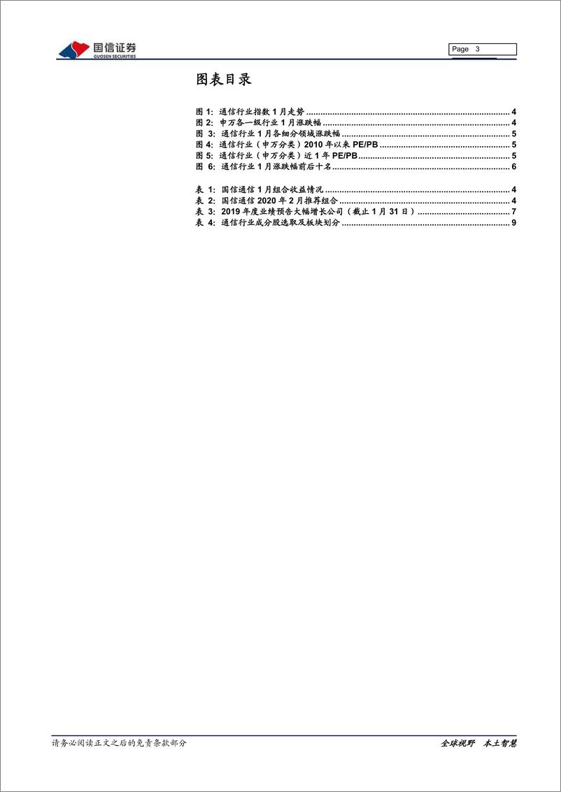 《通信行业2020年2月投资策略：关注5G、物联网和视频会议板块-20200205-国信证券-11页》 - 第4页预览图