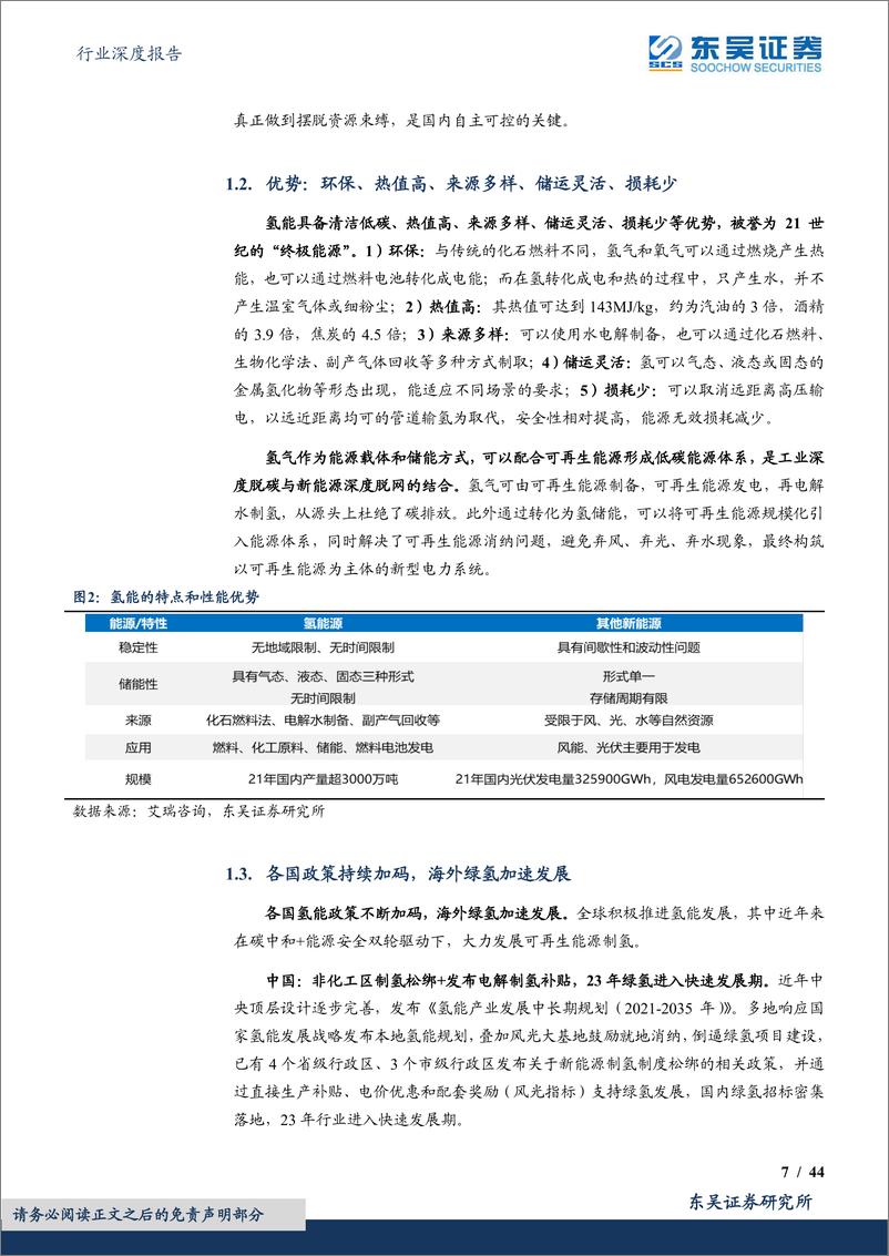 《电力设备行业深度报告：氢能深度，绿氢，第四次能源革命的载体-20230307-东吴证券-44页》 - 第8页预览图