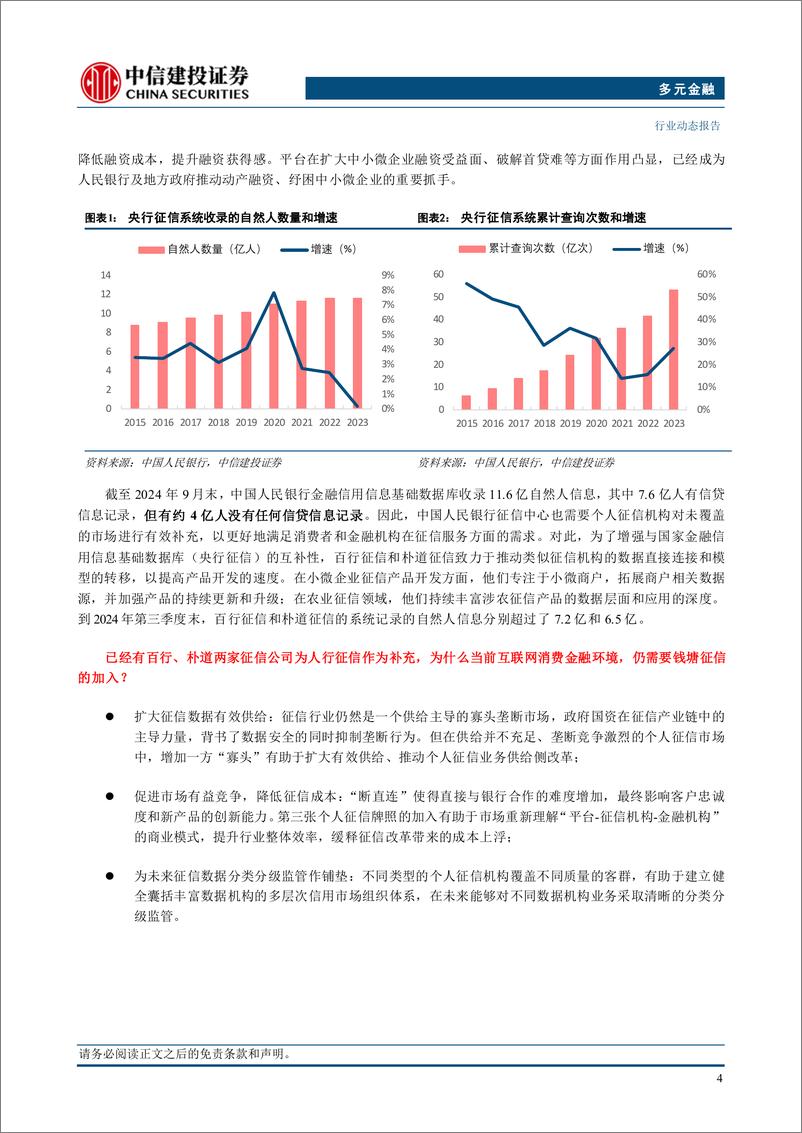 《多元金融行业：钱塘征信获批，第三张个人征信牌照落地-241113-中信建投-11页》 - 第6页预览图