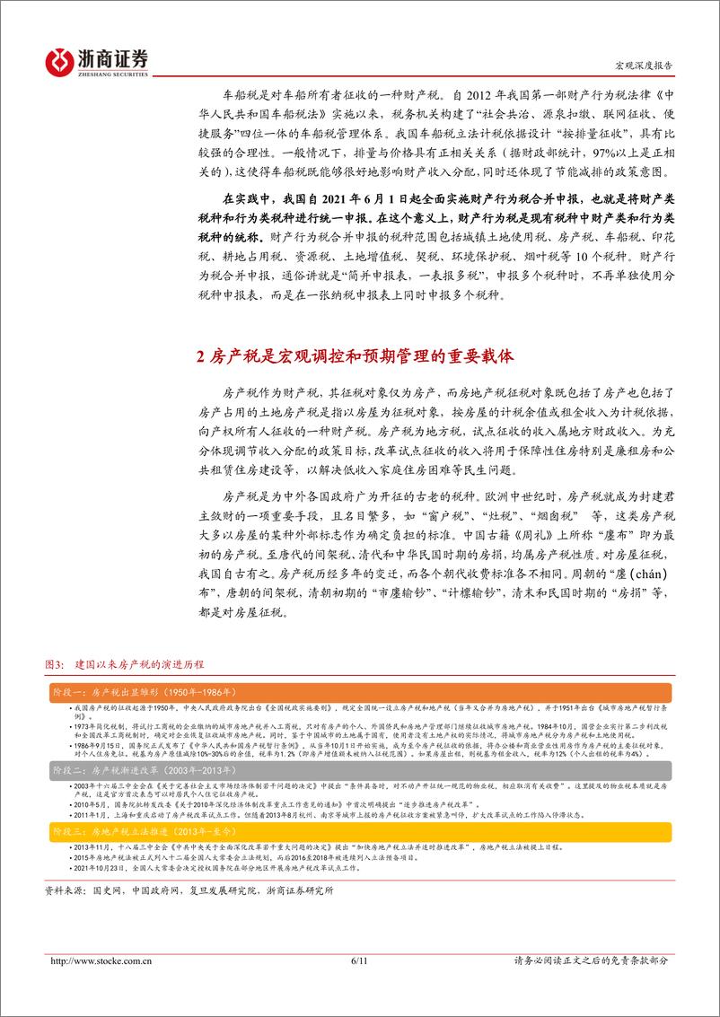 《新一轮财税体制改革系列研究报告之五：哪些财产税值得关注？-240718-浙商证券-11页》 - 第6页预览图