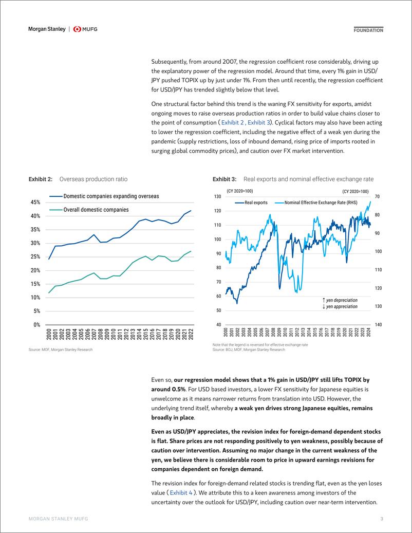 《Morgan Stanley Fixed-Japan Equity Strategy Strong Japan Equities  Weak Yen 1Q ...-109090659》 - 第3页预览图