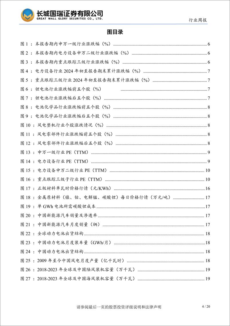 《电新行业双周报2024年第16期总第38期_多个重要海风项目获批海风建设或将提速-长城国瑞证券》 - 第4页预览图