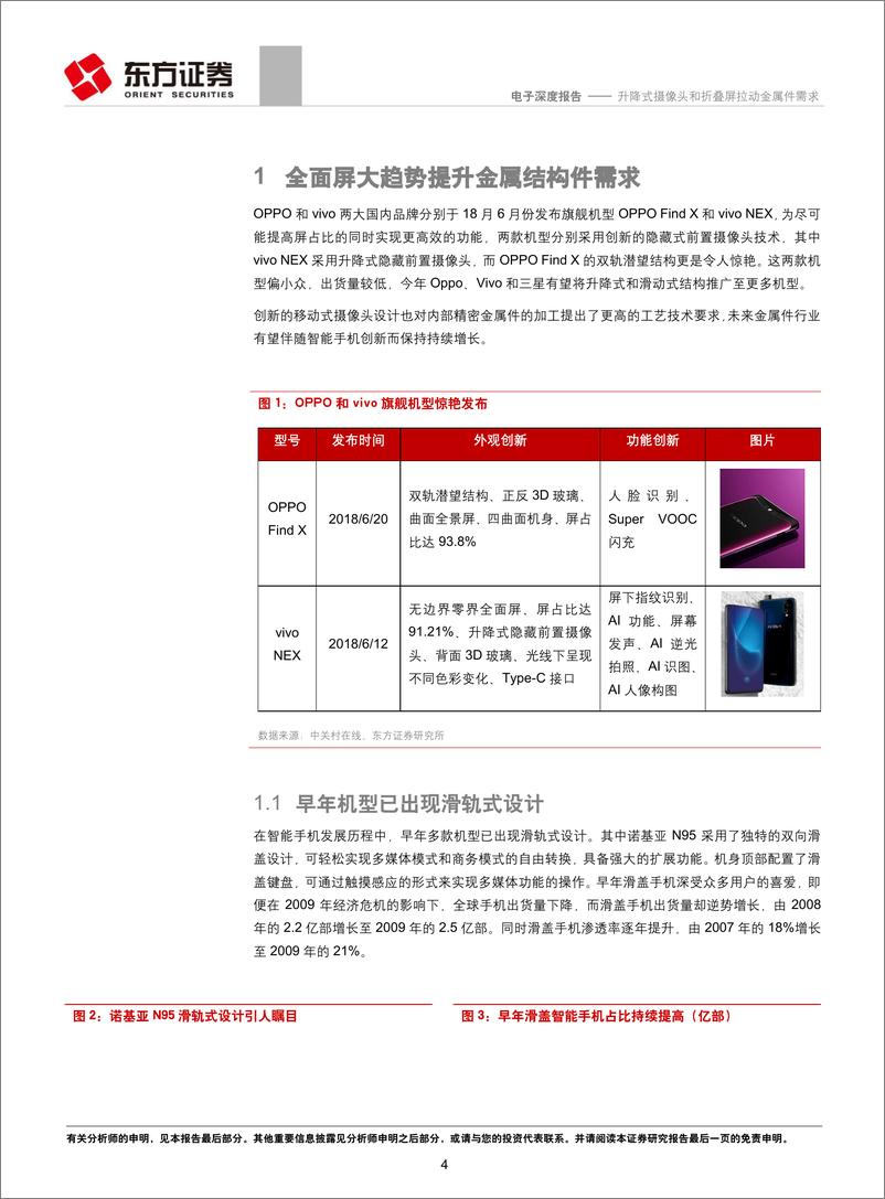 《电子行业：升降式摄像头和折叠屏拉动金属件需求-20190213-东方证券-20页》 - 第5页预览图