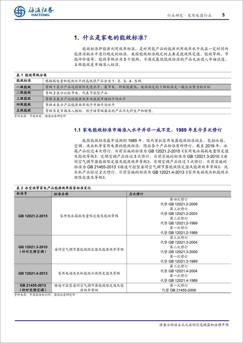 《家用电器行业专题报告：从均价和集中度角度看能效标准提升对家电行业的影响-20190720-海通证券-16页》 - 第6页预览图