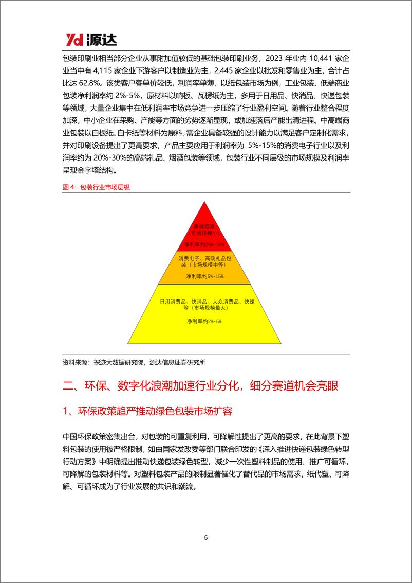 《源达信息-包装印刷行业研究_需求升级推动行业数字化转型_价值链重塑有望打破集中度困局》 - 第5页预览图