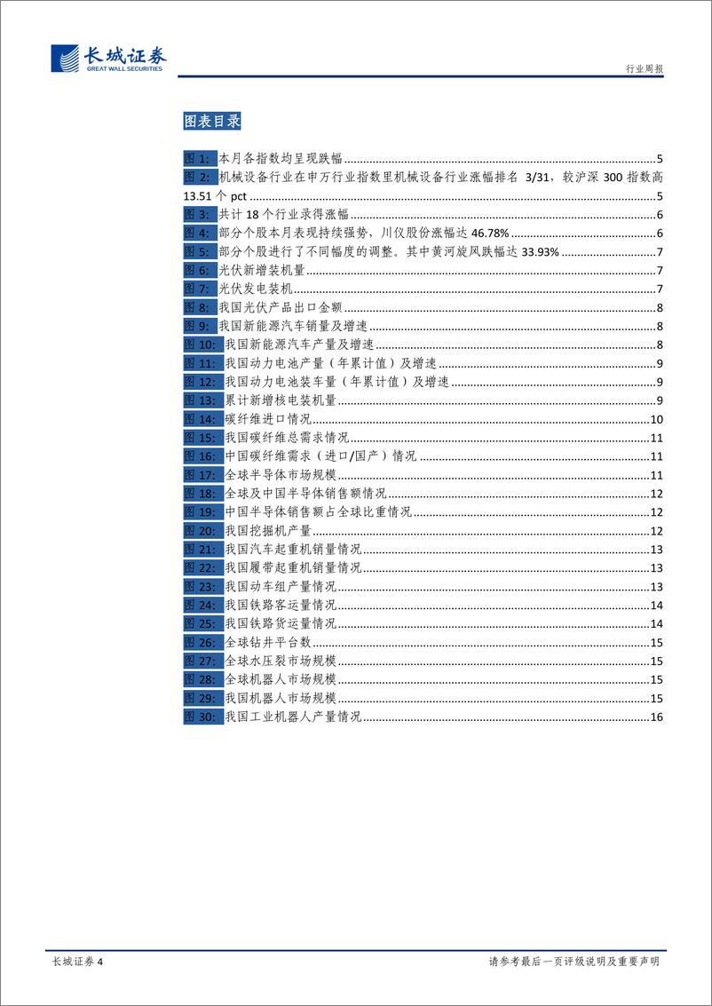 《机械设备行业月报：正值三季报披露高峰期，高端设备拉动市场与公司业绩齐增长-20221031-长城证券-18页》 - 第5页预览图