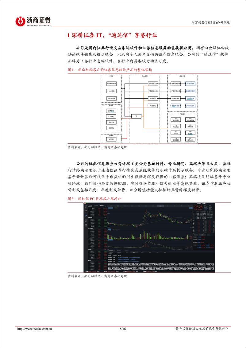 《财富趋势(688318)深度报告：充分受益市场成交额倍增，C端通达信夯实增长基础-241112-浙商证券-16页》 - 第5页预览图