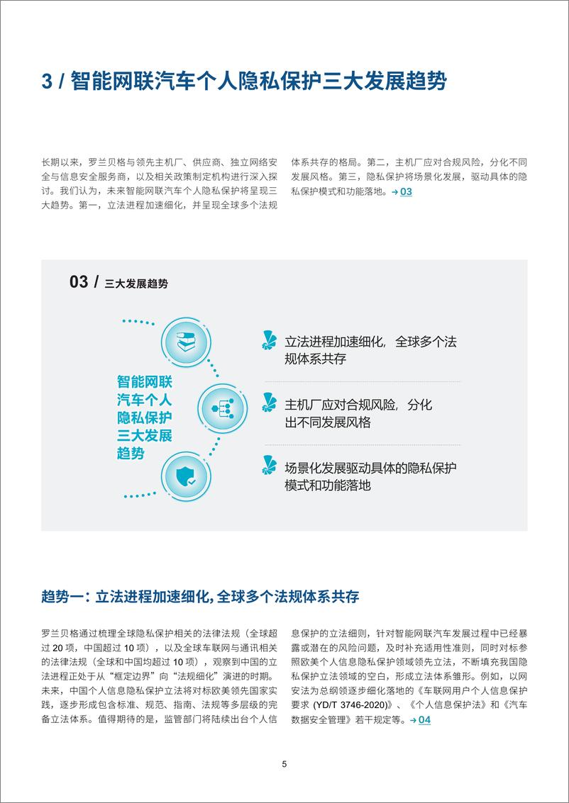 《智能网联汽车个人隐私保护白皮书：软件定义汽车下的个人隐私保护-罗兰贝格》 - 第6页预览图