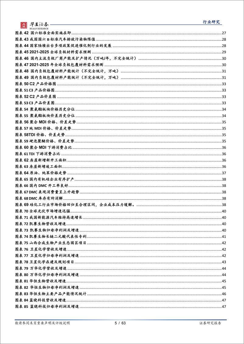 《化工行业2023年投资策略：景气度分化，新赛道崛起-20221213-华安证券-63页》 - 第6页预览图