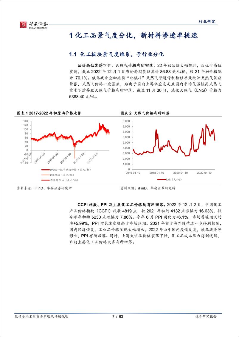 《化工行业2023年投资策略：景气度分化，新赛道崛起-20221213-华安证券-63页》 - 第8页预览图