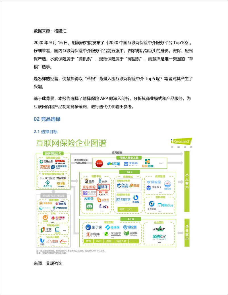 《竞品分析：慧择保险 VS 小雨伞保险》 - 第4页预览图