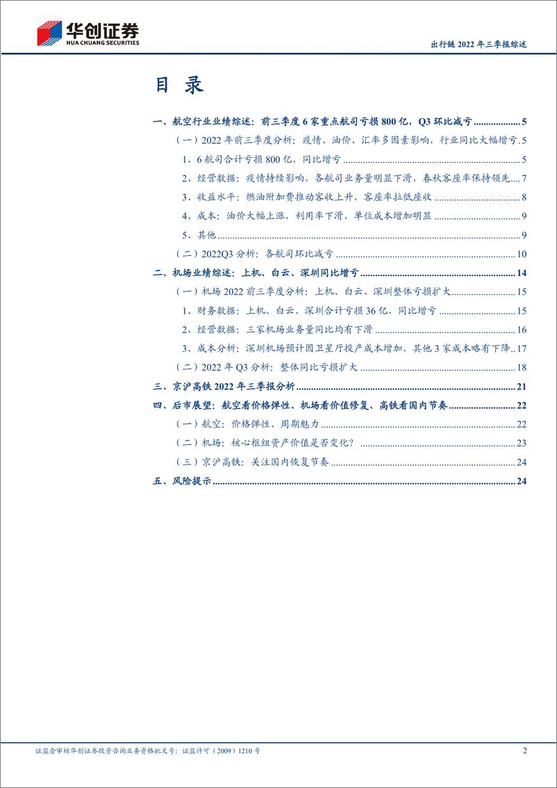 《交通运输行业出行链2022年三季报综述：三季度出行链整体亏损同比扩大，经典“困境反转”投资逻辑，建议持续关注-20221031-华创证券-27页》 - 第3页预览图