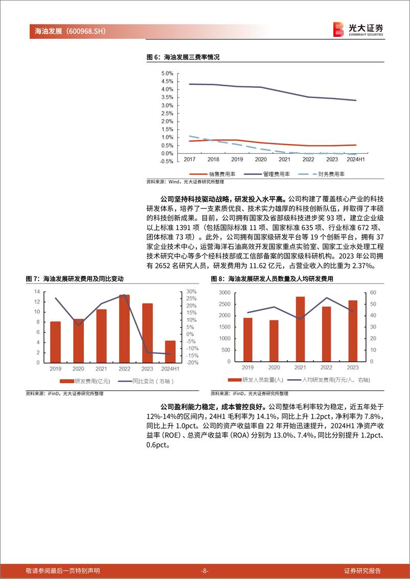 《海油发展(600968)动态跟踪报告：打造世界一流能源技术服务公司，持续深化改革提升效能-240911-光大证券-24页》 - 第8页预览图