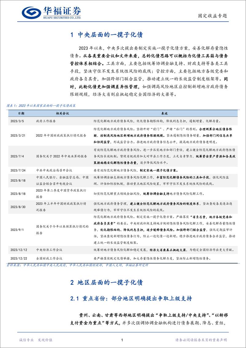 《【华福固收】2023年各地一揽子化债政策盘点-240327-华福证券-11页》 - 第3页预览图