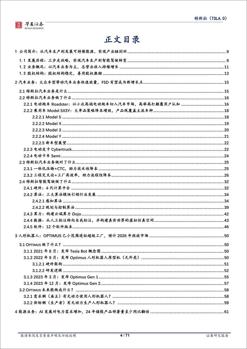 《2024特斯拉深度报告_短期看新车型销量及FSD_中期看能源_长期看Optimus》 - 第4页预览图