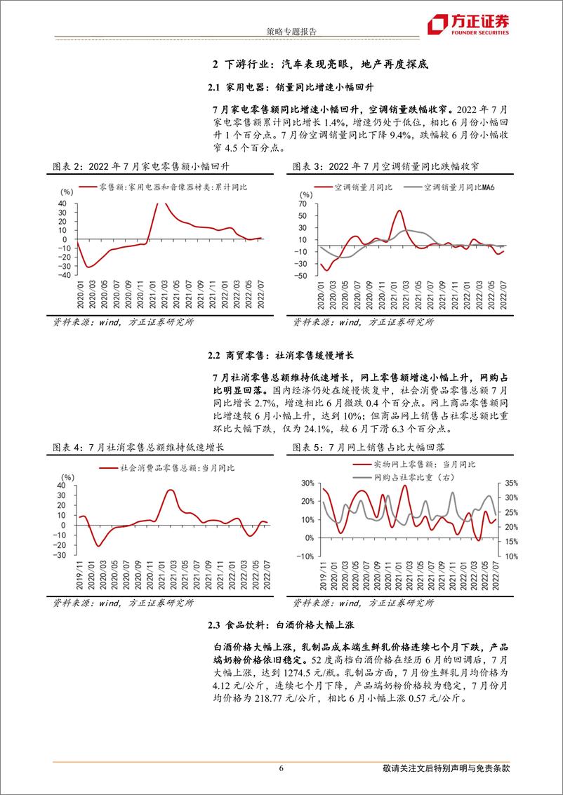 《行业比较专刊：消费缓慢恢复，资源品价格走势分化-20220829-方正证券-17页》 - 第7页预览图