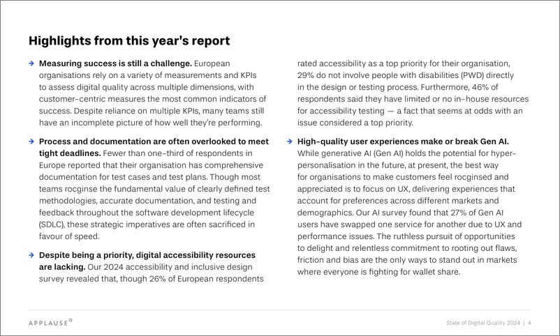 《Applause_2024年欧洲数字质量状况报告_英文版_》 - 第4页预览图