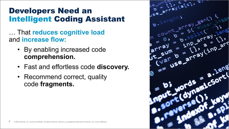 《【会议演讲PPPT】Gartner+利用生成式+AI+帮助更快乐、更高效的软件开发人员-36页》 - 第8页预览图