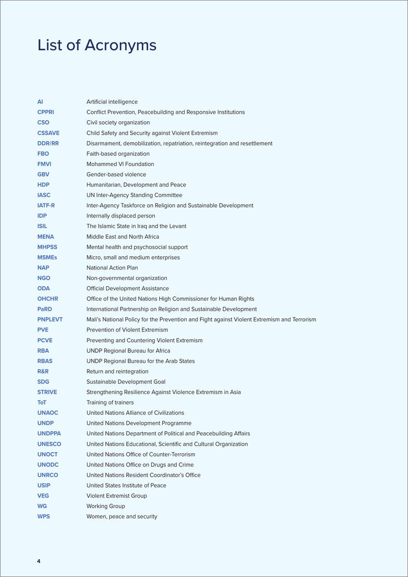 《UNDP-预防暴力极端主义：2022年年度报告（英）-43页》 - 第5页预览图