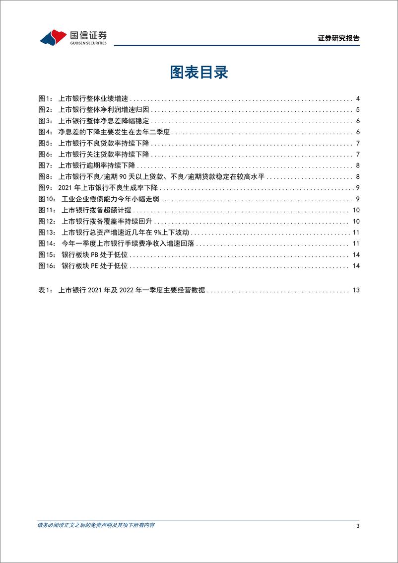 《银行业2021年报&2022一季报综述：行业基本面平稳，精选中小行-20220503-国信证券-17页》 - 第4页预览图