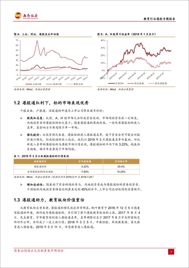 《教育行业港股专题报告：港股通催化升温，新晋标的有望价值重估-20190731-西南证券-31页》 - 第6页预览图