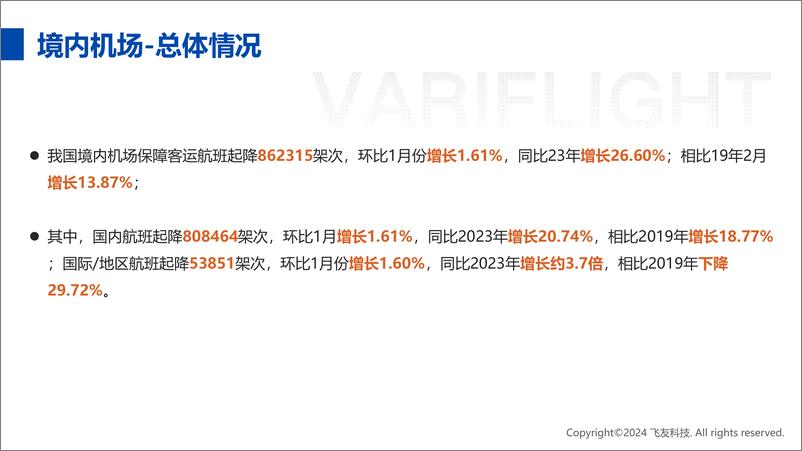 《2024年2月境内民航运营报告-飞常准》 - 第6页预览图