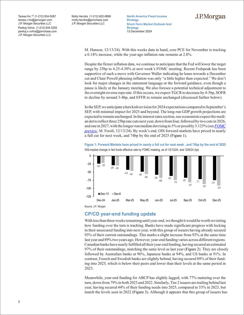 《JPMorgan Econ  FI-Short-Term Market Outlook And Strategy A little FOMC before ...-112203448》 - 第2页预览图