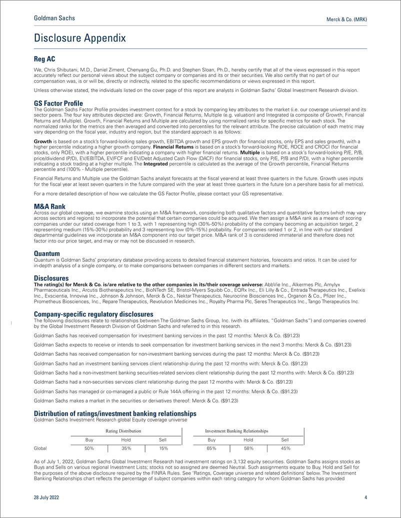 《Merck & Co. (MRK 2Q22 First Tak RevenuEPS Beat and topline Guidance Raise(1)》 - 第5页预览图