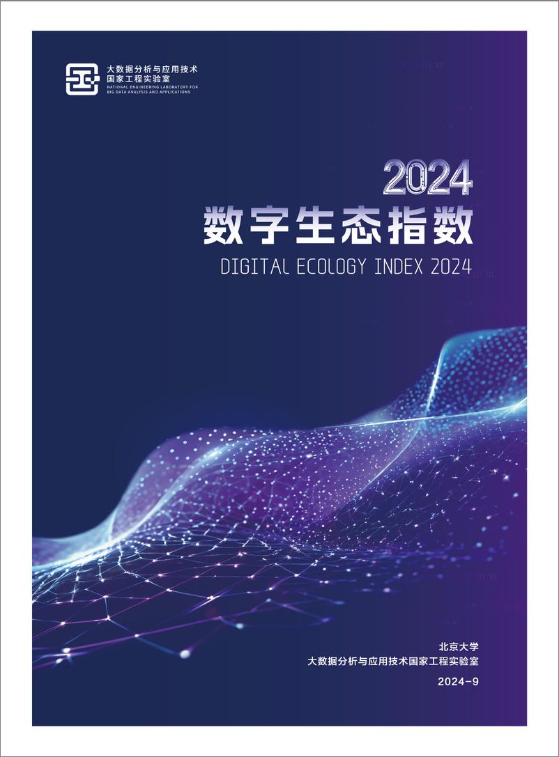 《2024数字生态指数报告-北京大学-73页》 - 第1页预览图