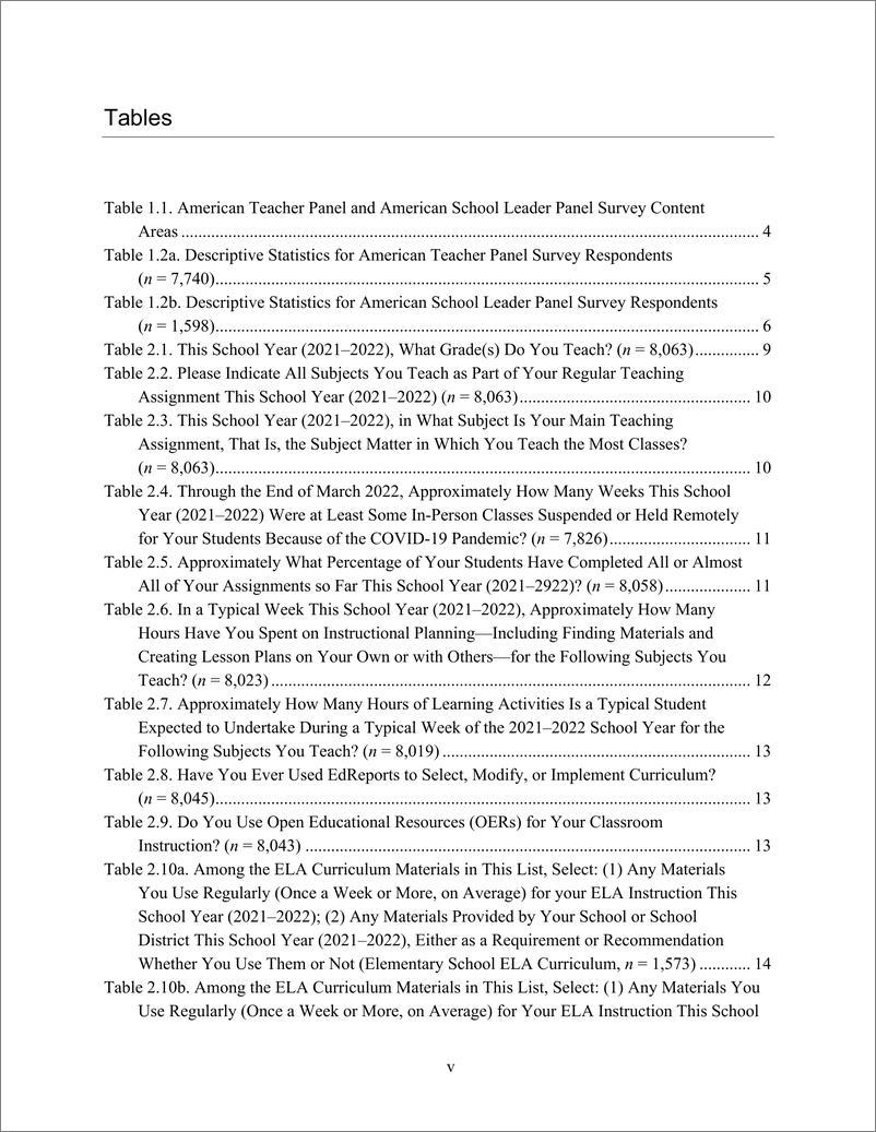 《兰德-美国教学资源调查-2022年技术文件和调查结果（英）-2022.11-97页》 - 第5页预览图