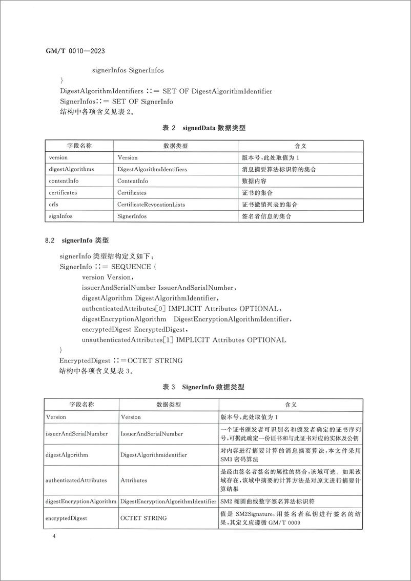 《GMT 0010-2023 SM2密码算法加密签名消息语法规范》 - 第7页预览图