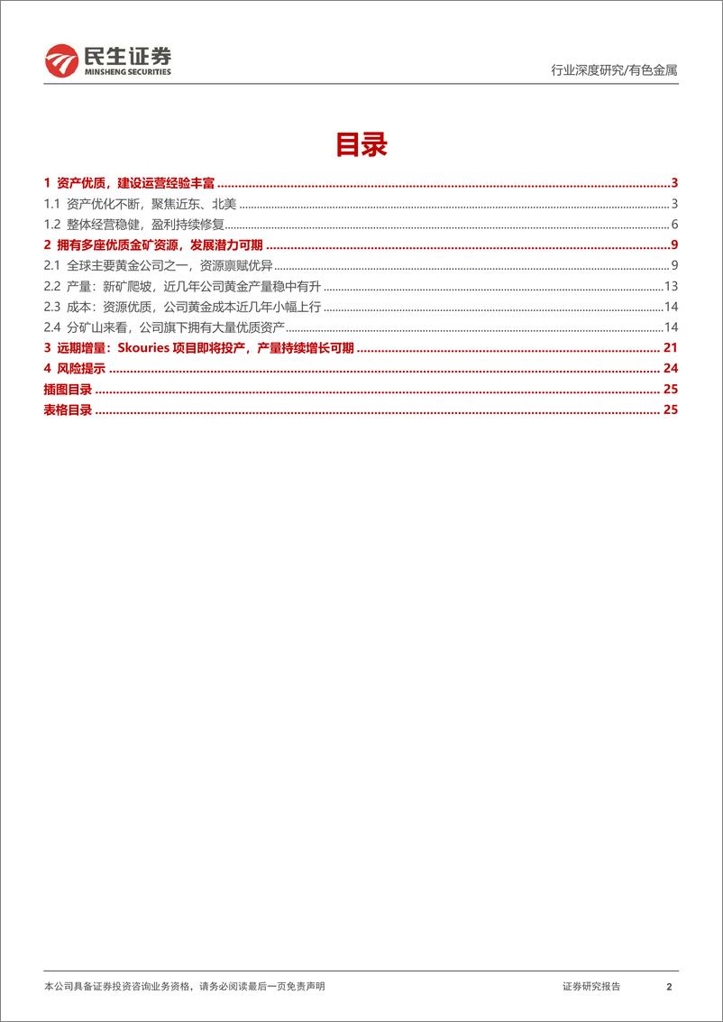 《有色金属行业海外黄金股观察系列之五：埃尔拉多黄金，资产优化不断，发展潜力可期-241106-民生证券-26页》 - 第2页预览图