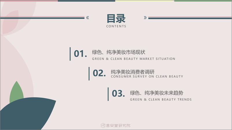 《绿色、纯净美妆市场趋势和消费者调研-言安堂》 - 第3页预览图