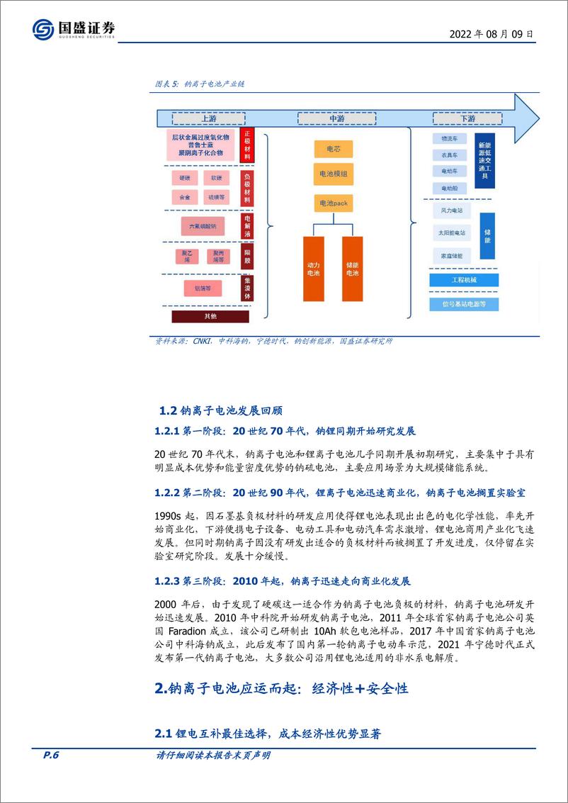 《煤炭开采行业专题研究：钠离子电池，后起之秀，时机已至-20220809-国盛证券-19页》 - 第7页预览图