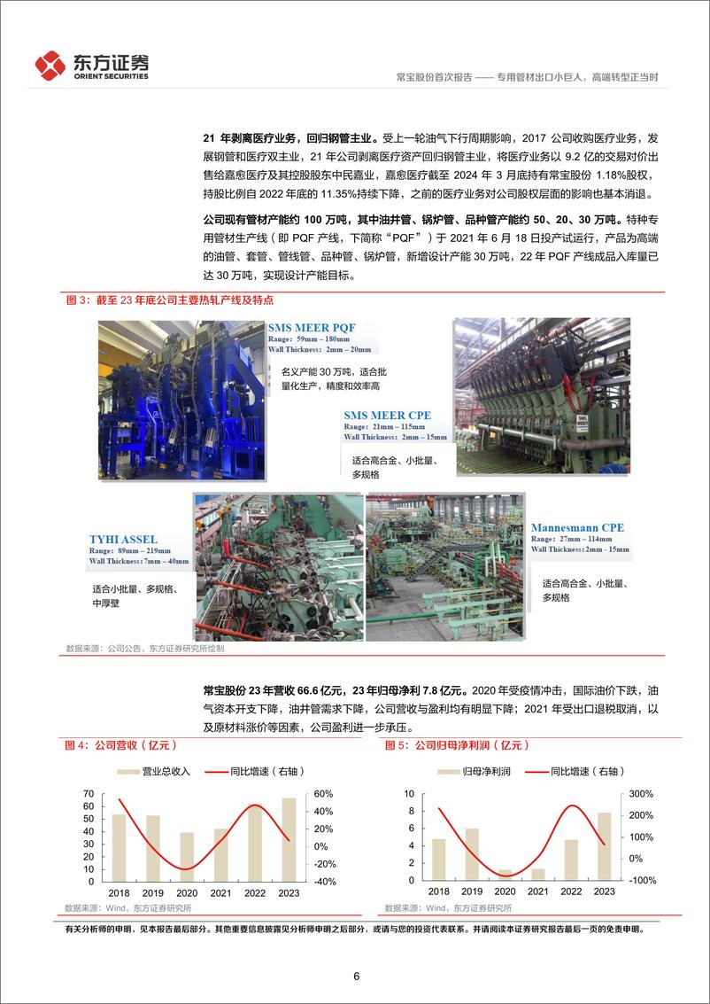 《常宝股份(002478)首次覆盖报告：专用管材出口小巨人，高端转型正当时-240506-东方证券-21页》 - 第6页预览图