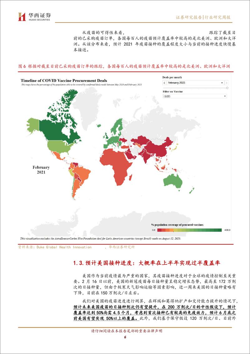 《交通运输行业交运航空复苏系列报告之一：疫苗有序接种且有效性渐得验证，三大航国际需求恢复空间巨大-20210225-华西证券-11页》 - 第6页预览图