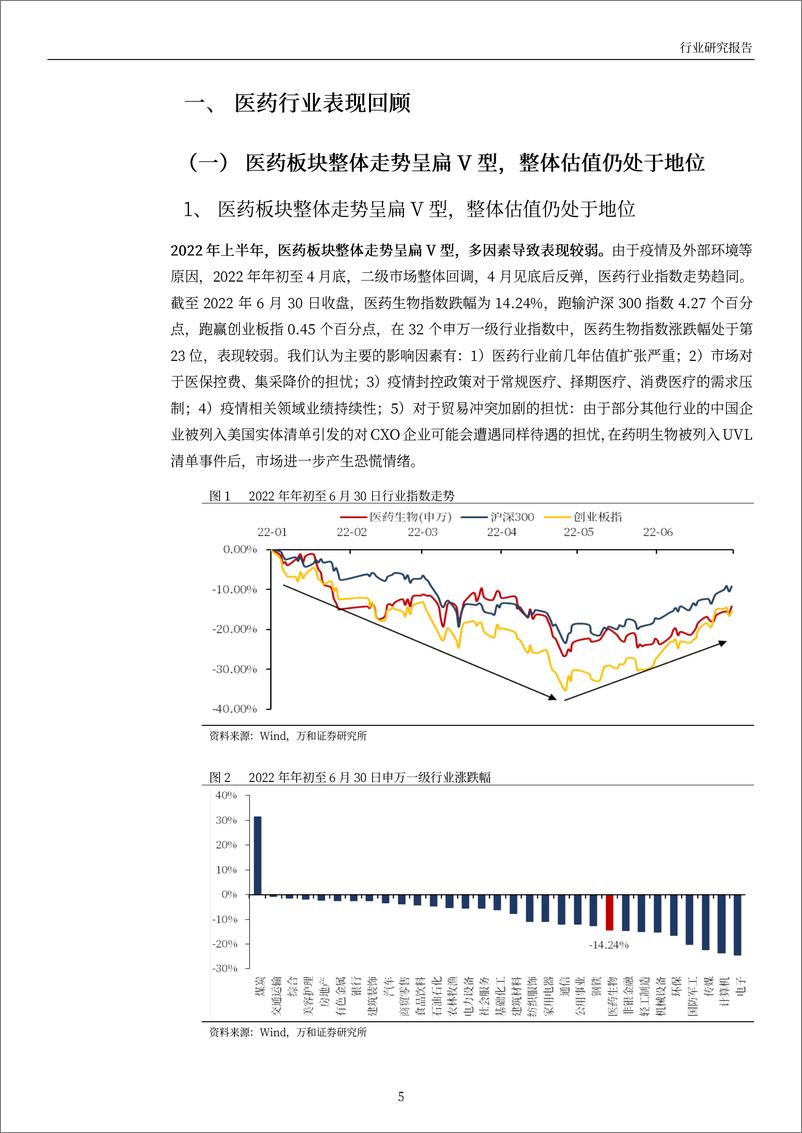 《医药生物行业2022年中期投资策略：疫后需求加速释放，重点关注特效药产业链及消费医疗-20220707-万和证券-38页》 - 第6页预览图