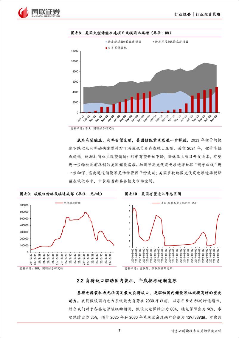 《储能行业2024年度策略：把握集中度提升和出海双主线-国联证券》 - 第7页预览图