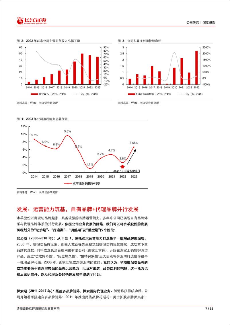 《水羊股份(300740)运营为基品牌重塑，纵横延展梯队建设-240728-长江证券-32页》 - 第7页预览图