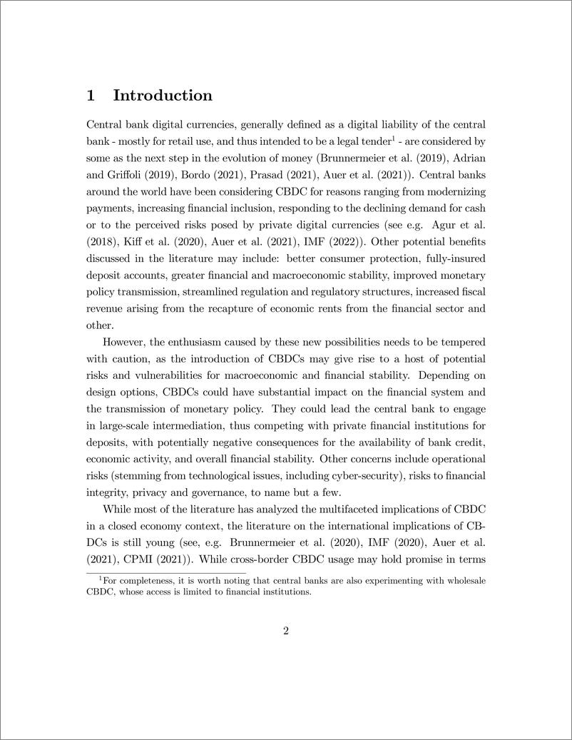 《IMF-跨境中央银行数字货币、银行挤兑和资本流动波动（英）-2022.5-43页》 - 第5页预览图