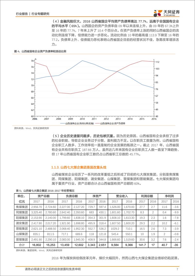 《煤炭开采行业专题：再论山西能源国改，路在何方？-20190419-天风证券-19页》 - 第8页预览图