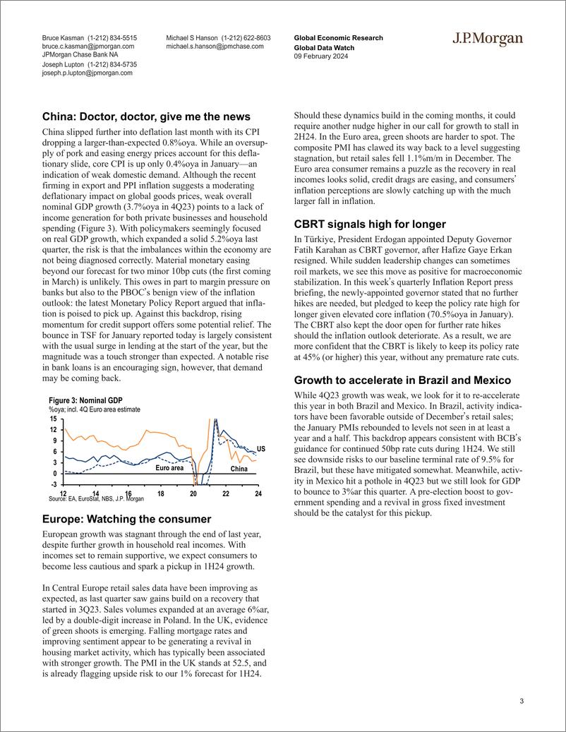 《JPMorgan Econ  FI-Global Data Watch It’s not how you fall that matters; it’s h...-106449561》 - 第3页预览图