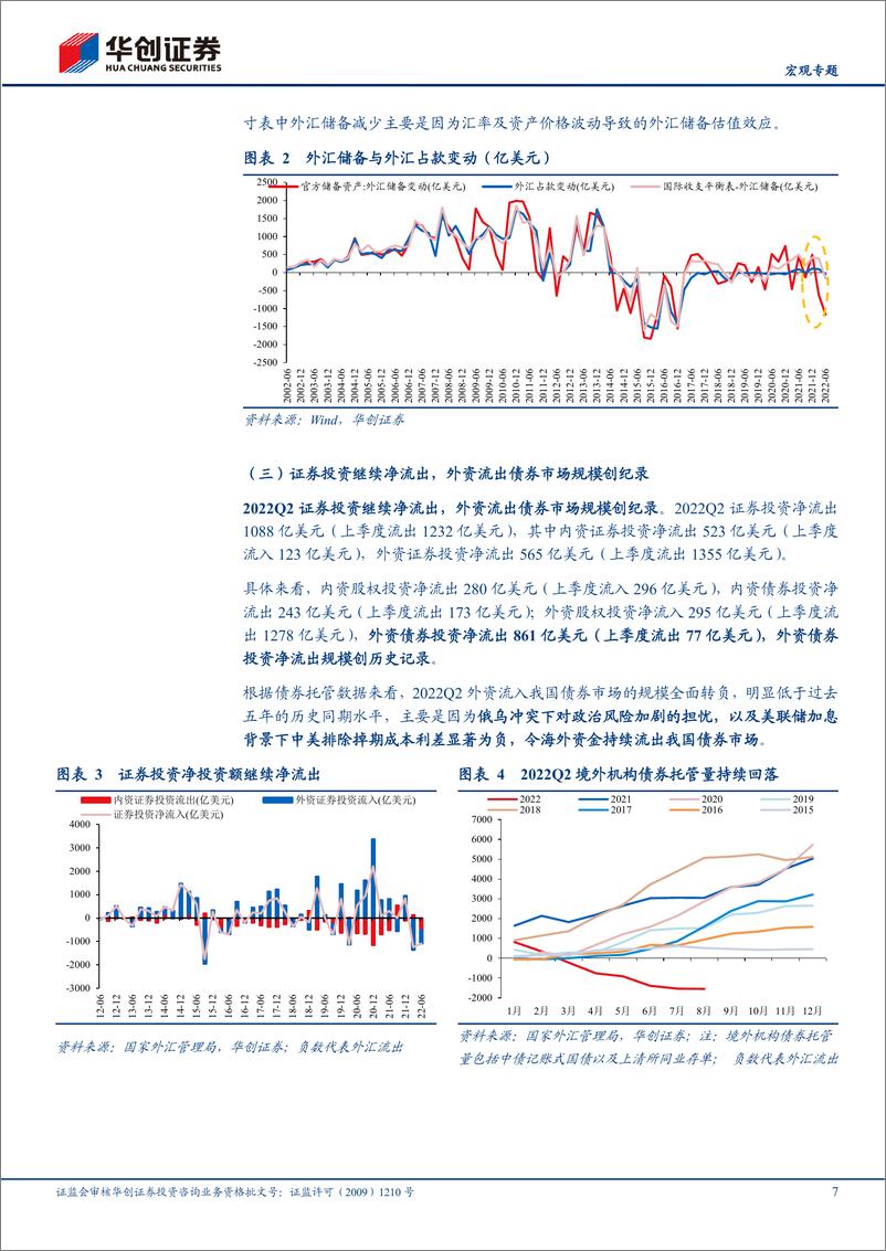 《2022年跨境资本季度跟踪第2期：跨境资本转为净流出，外资流出债券市场创纪录-20221019-华创证券-15》 - 第8页预览图