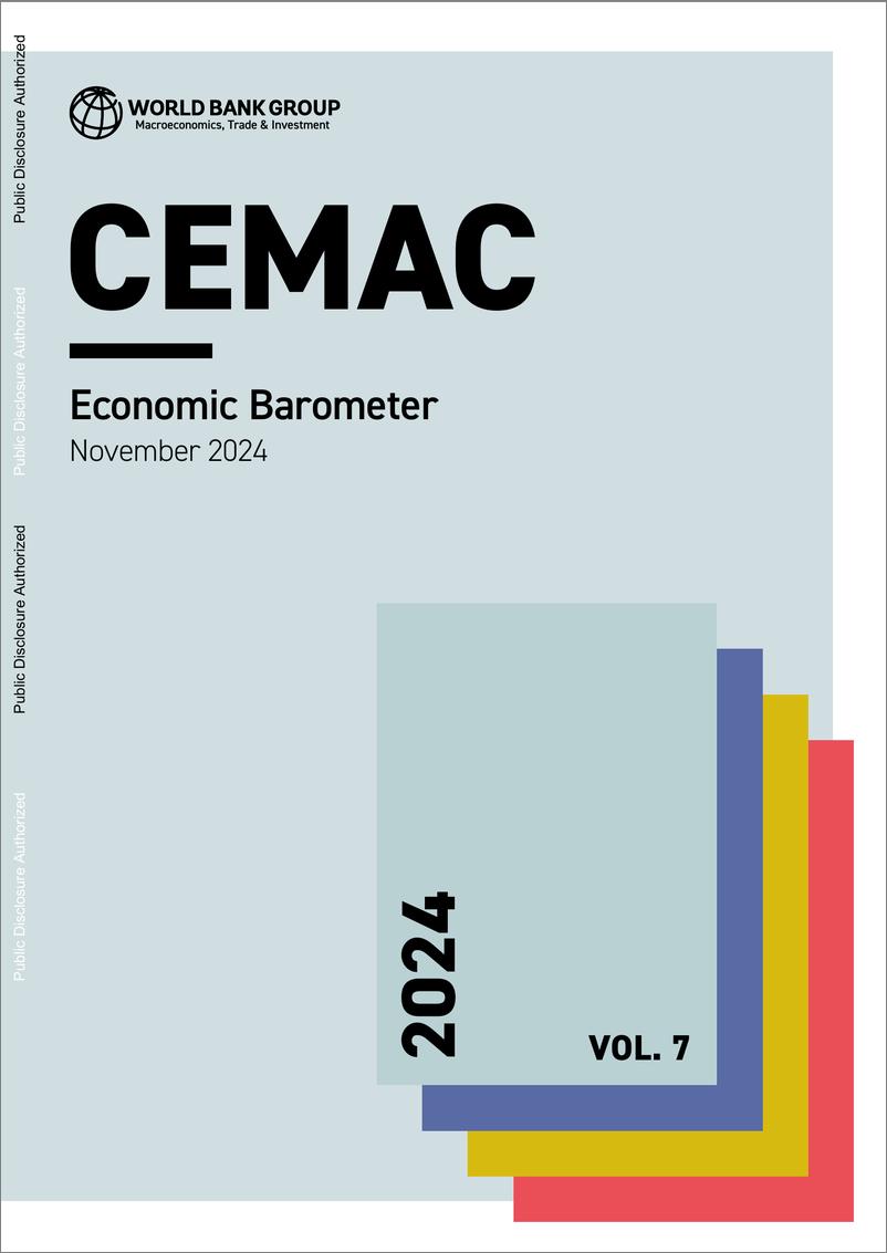 《世界银行-中非经货共同体经济晴雨表，2024年11月，第7卷（英）-82页》 - 第1页预览图