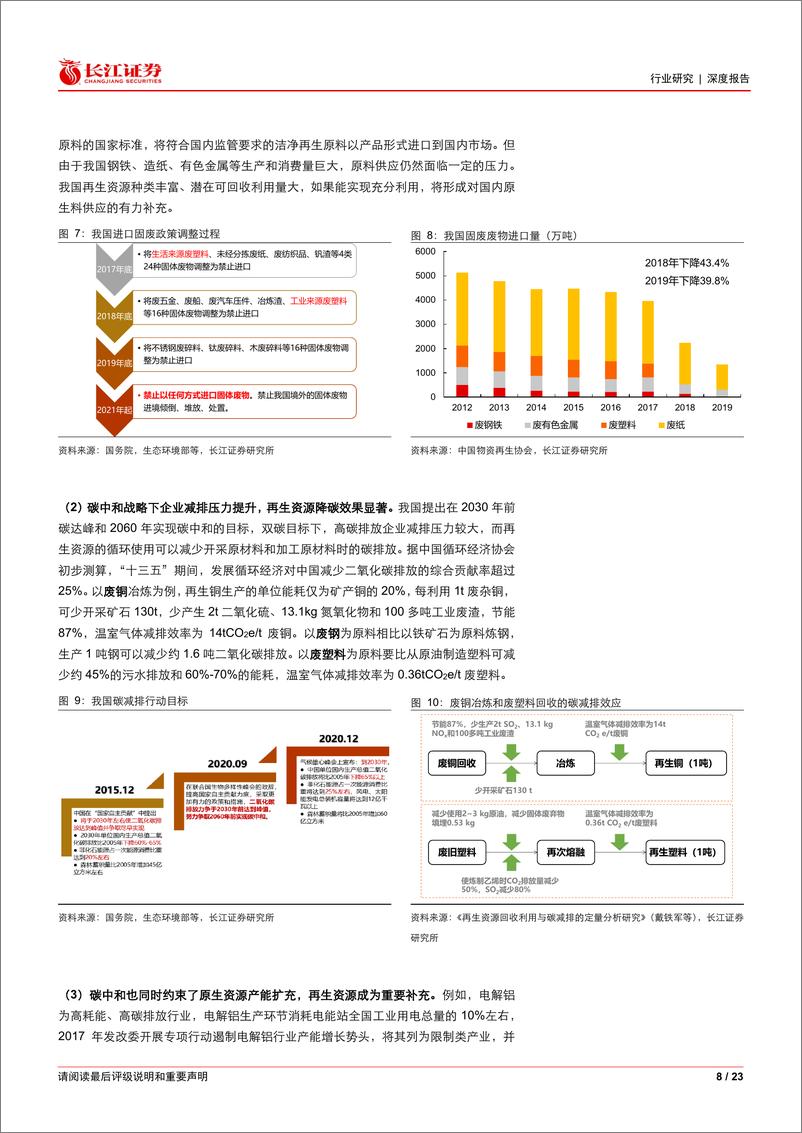 《环保行业深度研究：掘金再生资源万亿赛道，三维度行业深度比较》 - 第8页预览图