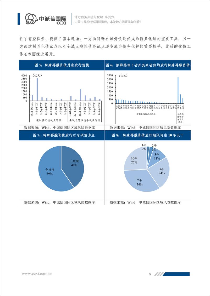 《中诚信-【地方债务风险与化解系列六】内蒙古首发特殊再融资债，本轮地方债置换如何看？-21页》 - 第7页预览图