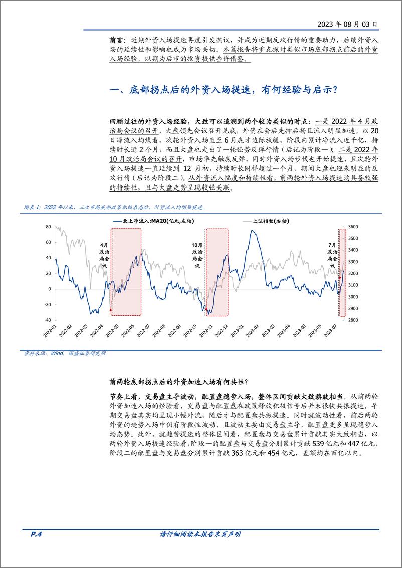 《市场策略研究：前两轮底部拐点，外资流入的启示-20230803-国盛证券-20页》 - 第5页预览图