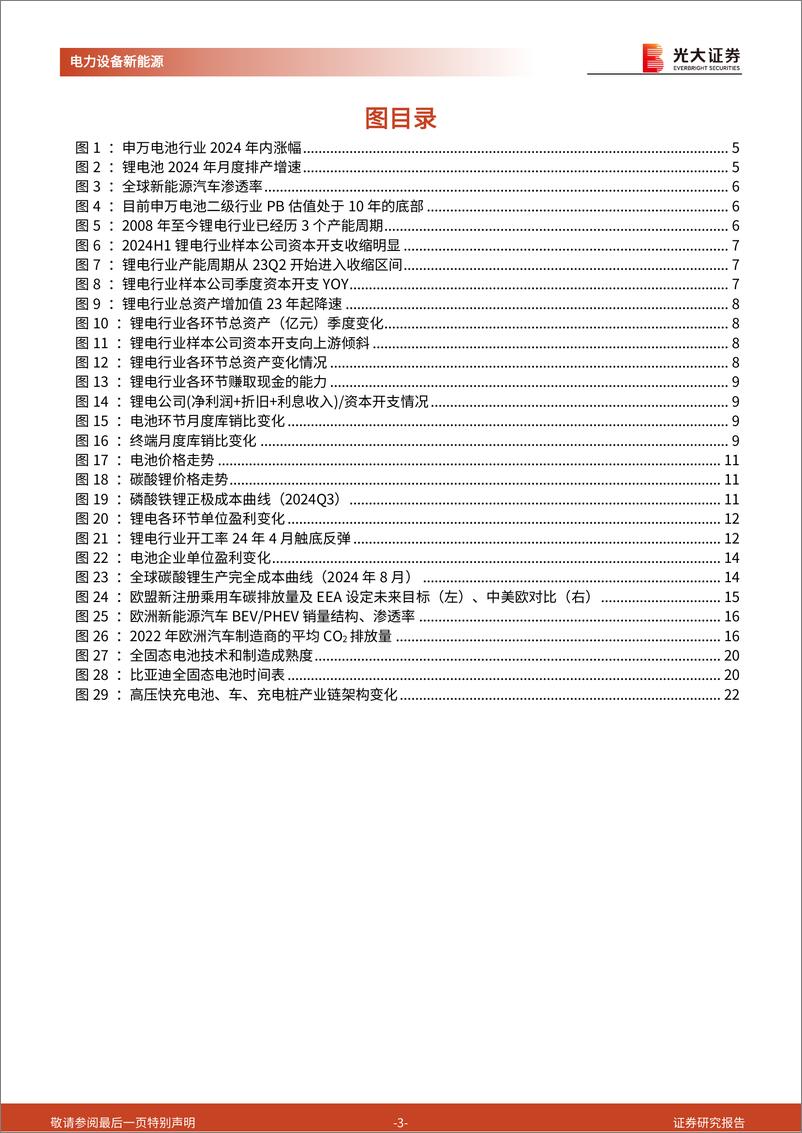 《锂电行业2025年投资策略：从周期和成长视角把握拐点-241029-光大证券-25页》 - 第3页预览图