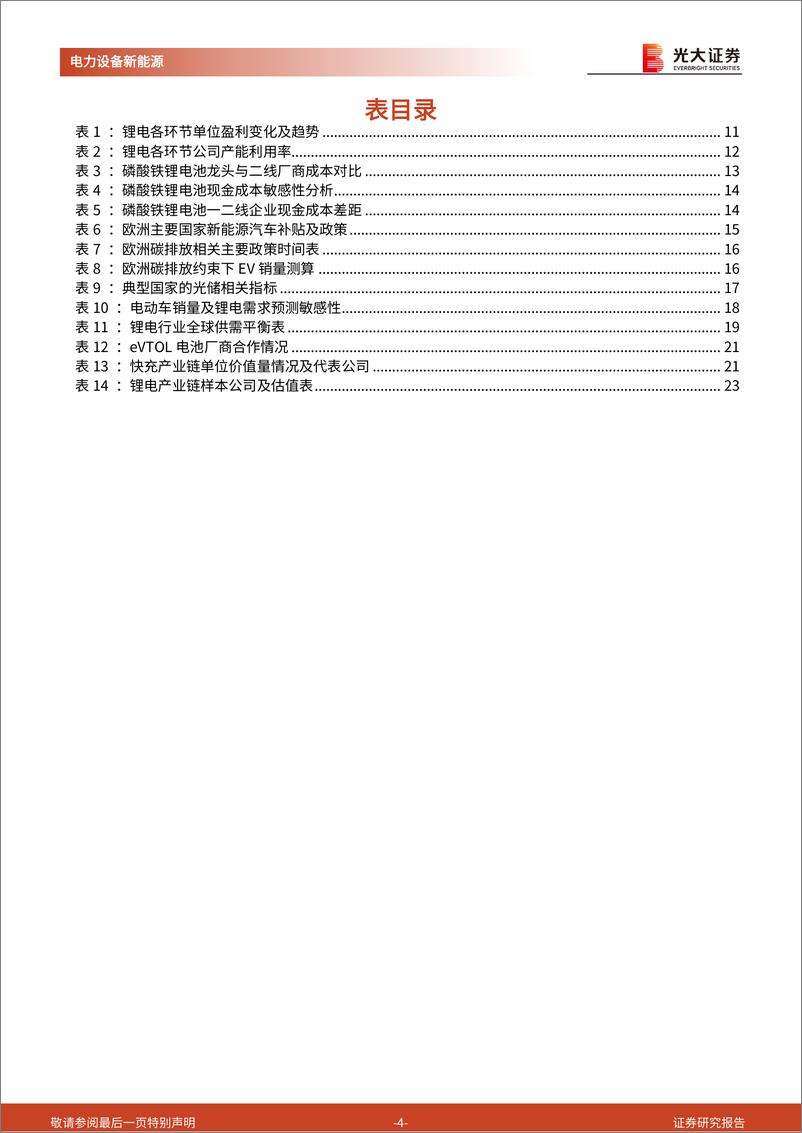 《锂电行业2025年投资策略：从周期和成长视角把握拐点-241029-光大证券-25页》 - 第4页预览图